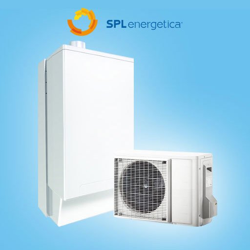 Impianti Fotovoltaici • SPL energetica • Azienda leader nel fotovoltaico Scegli la CALDAIA A CONDENSAZIONE più efficiente e meno inquinante di SPL Energetica opta per un sistema ibrido con caldaia a condensazione + pompa di calore.